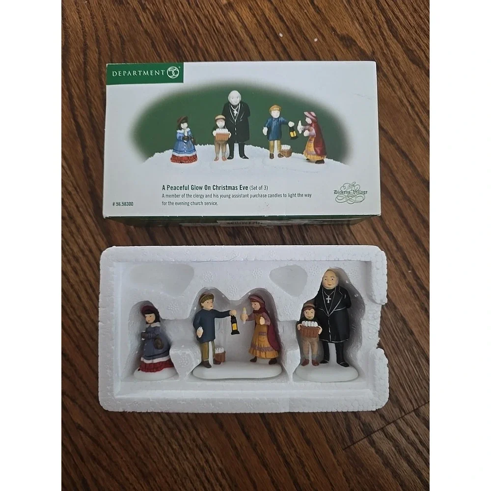 Department 56 Heritage Village VTG A Peaceful Glow On Christmas Eve 58300